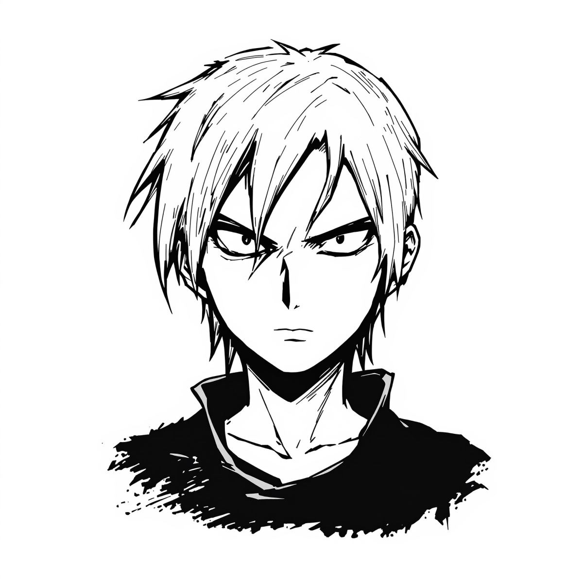Soul Eater PFP dark madness anime avatar with intense expression