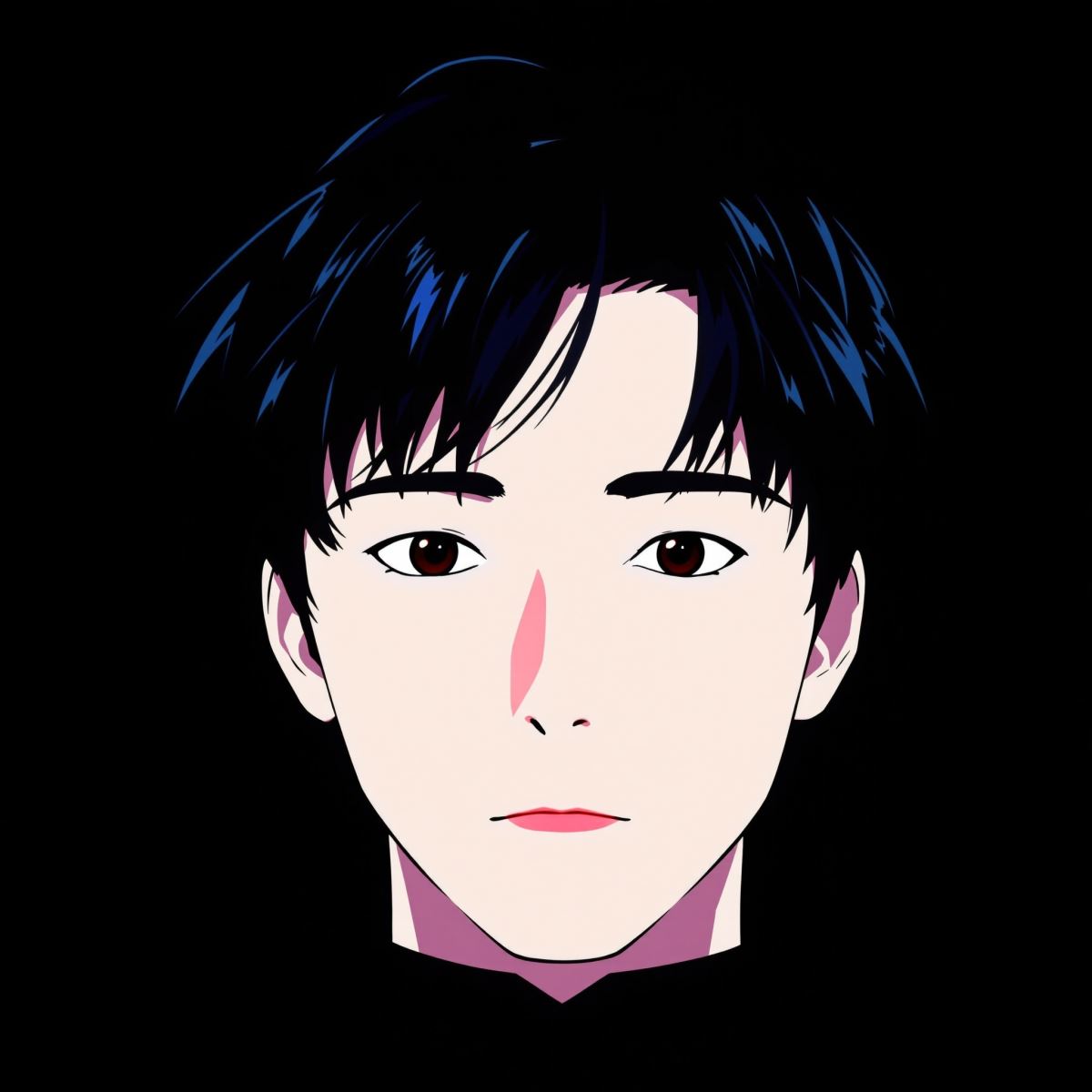 Sung Jin Woo PFP with glowing anime contrast and dominant aura