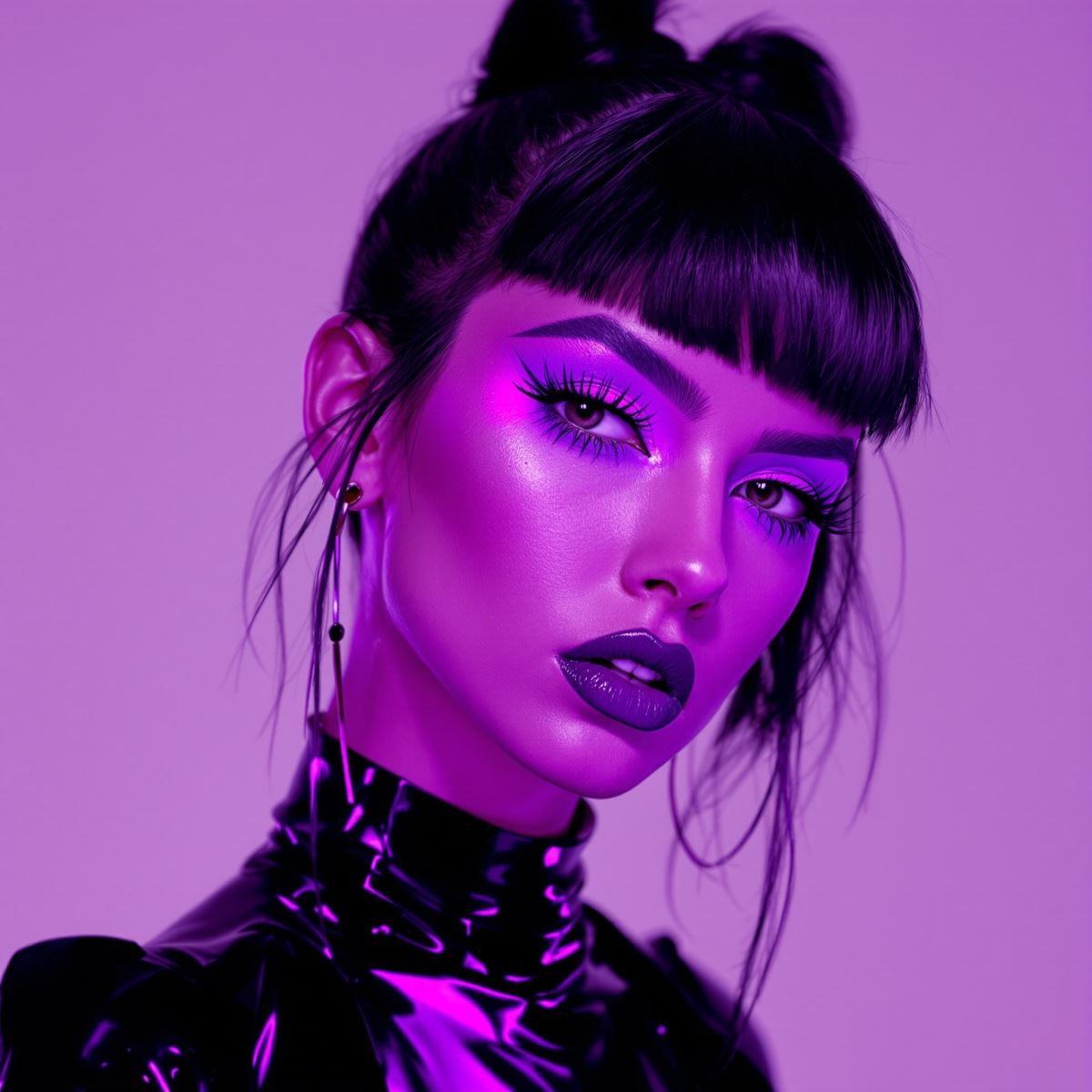 dominant frame baddie avatar with bold PFP presence and commanding mood