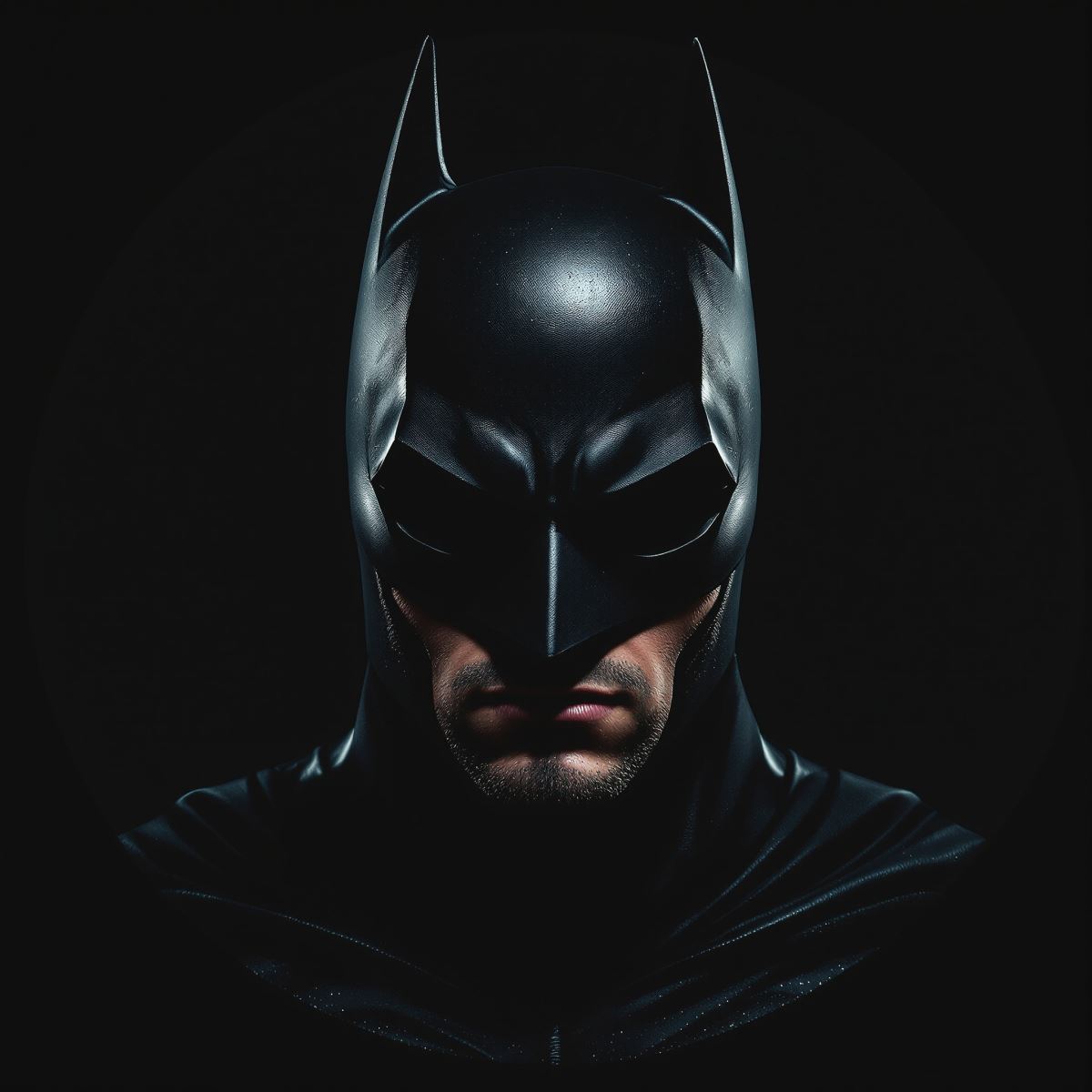 Batman avatar PFP designed for vigilante identity and clear visual structure