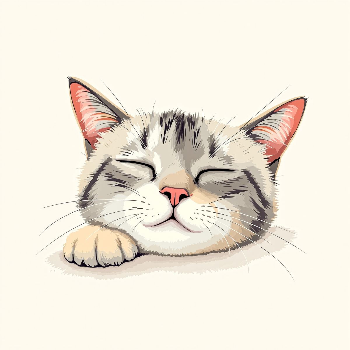 Moonlit cat avatar with dreamy night atmosphere and calm mystical profile picture presence