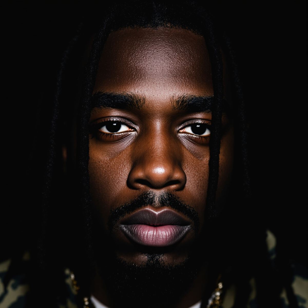 Chief Keef PFP with street aura concept and detached modern avatar tone