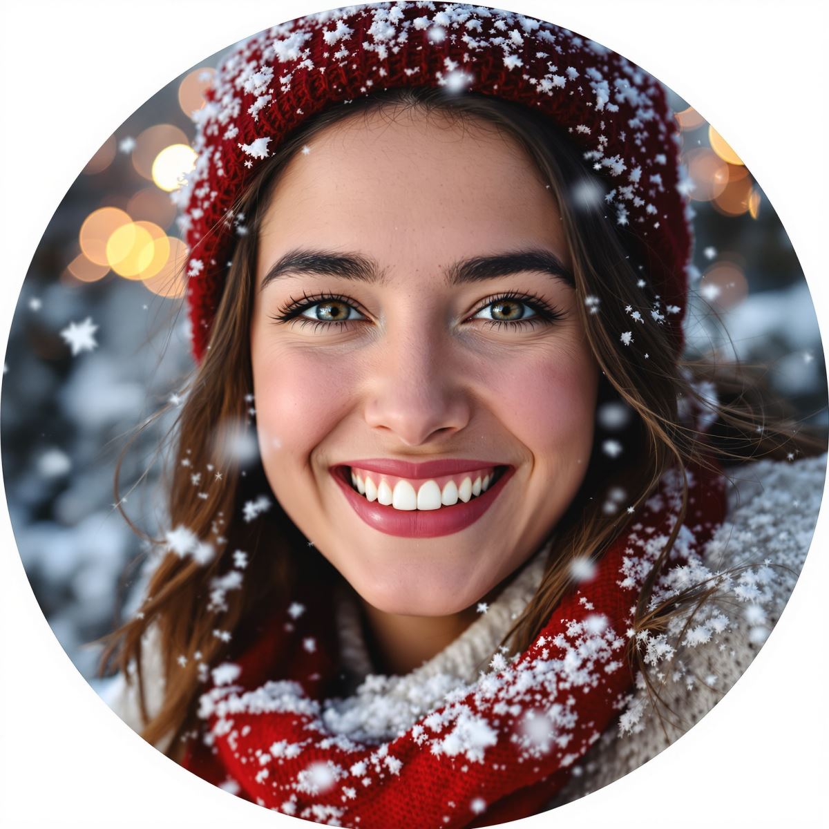 Holiday PFP with Christmas joy and festive profile recognition