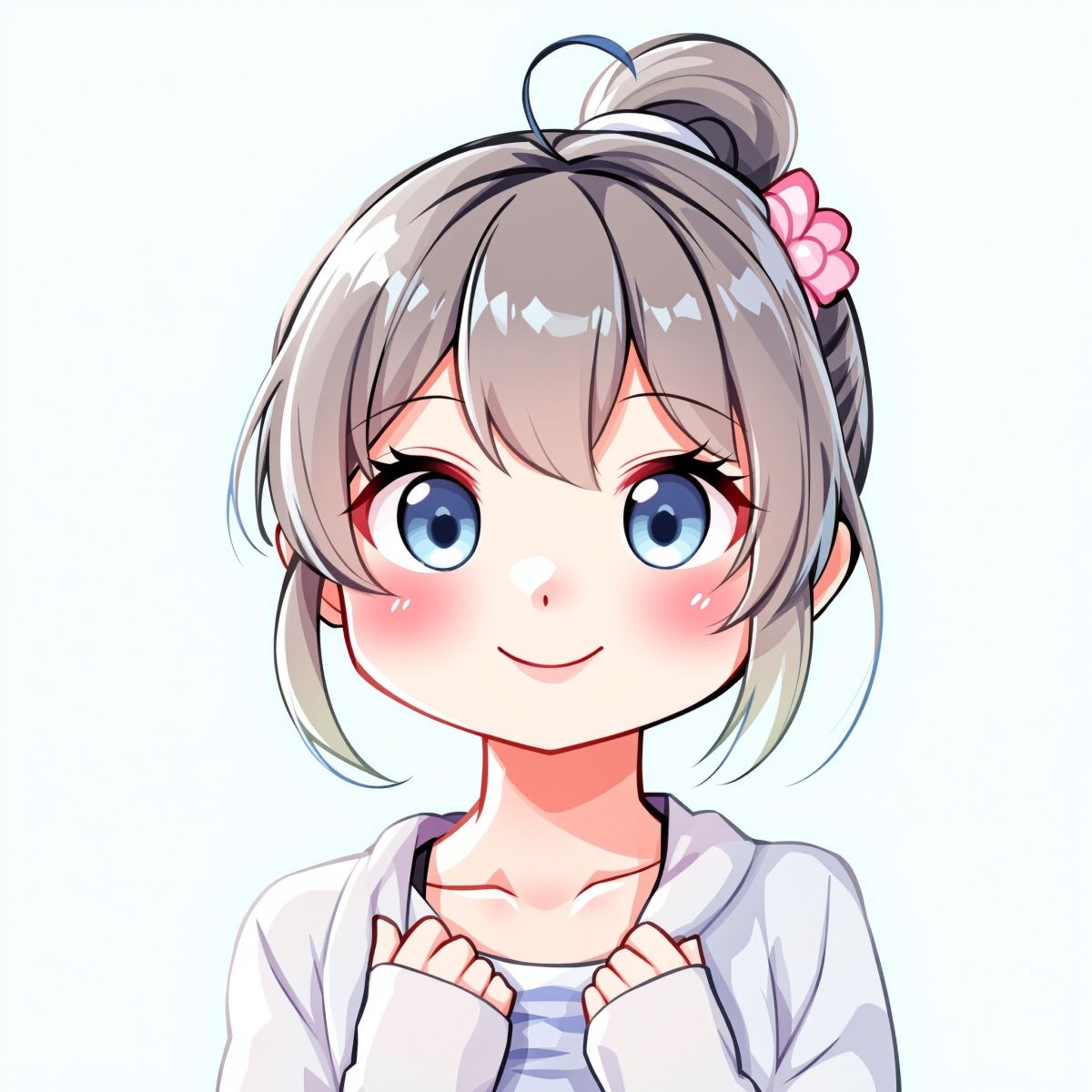 Cute PFP with doll-like expression and polished adorable avatar identity
