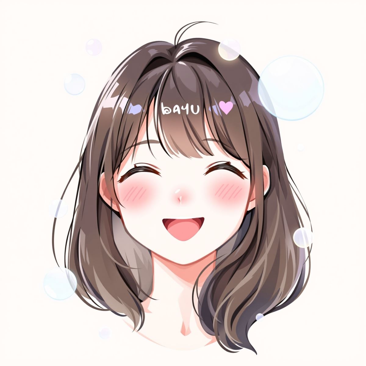 Playful cute PFP with joyful expression and lively avatar personality