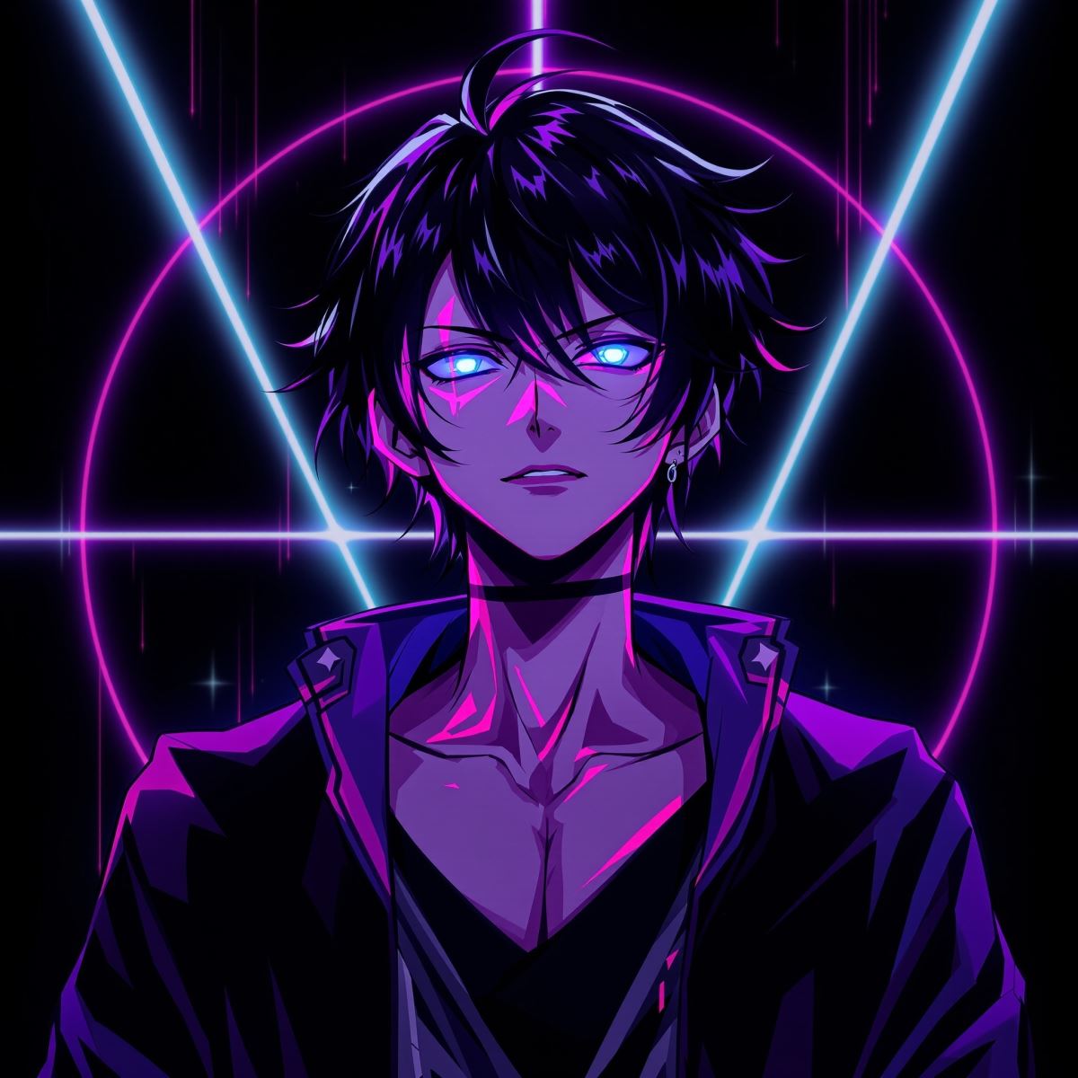 Dandadan PFP with psychic edge and sharp anime energy