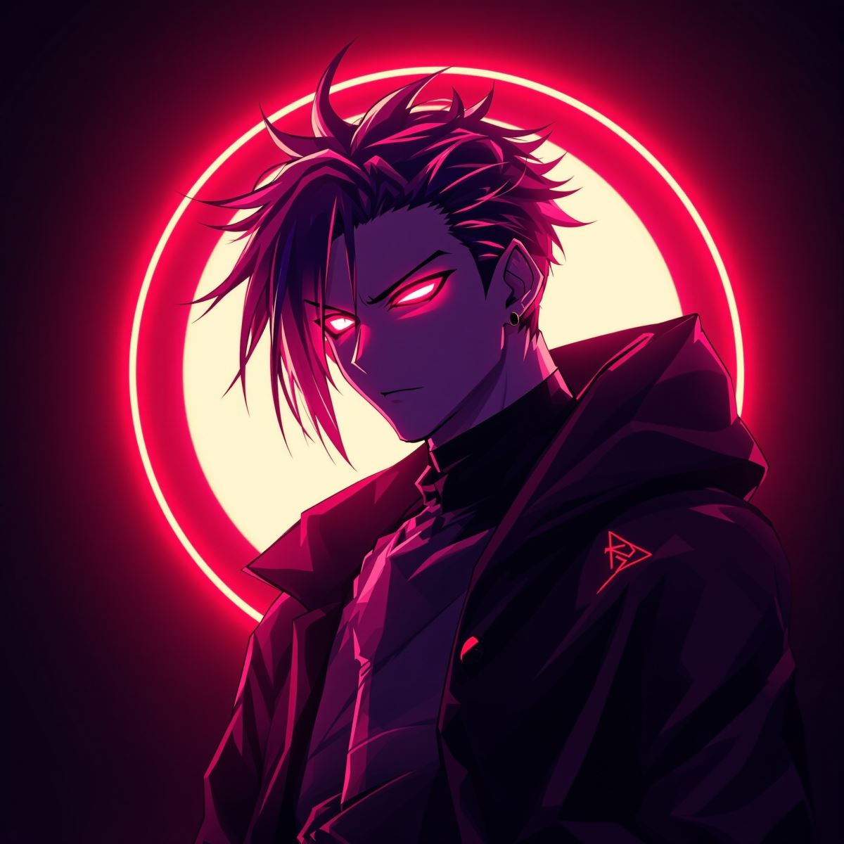 Dandadan PFP with urban chaos mood and fast supernatural anime identity
