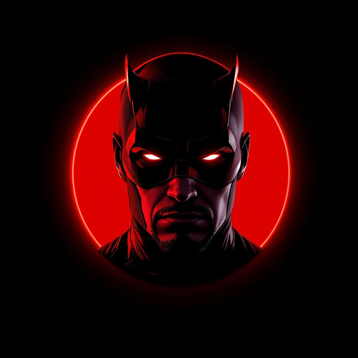 Daredevil avatar designed for urban hero clarity and powerful digital presence