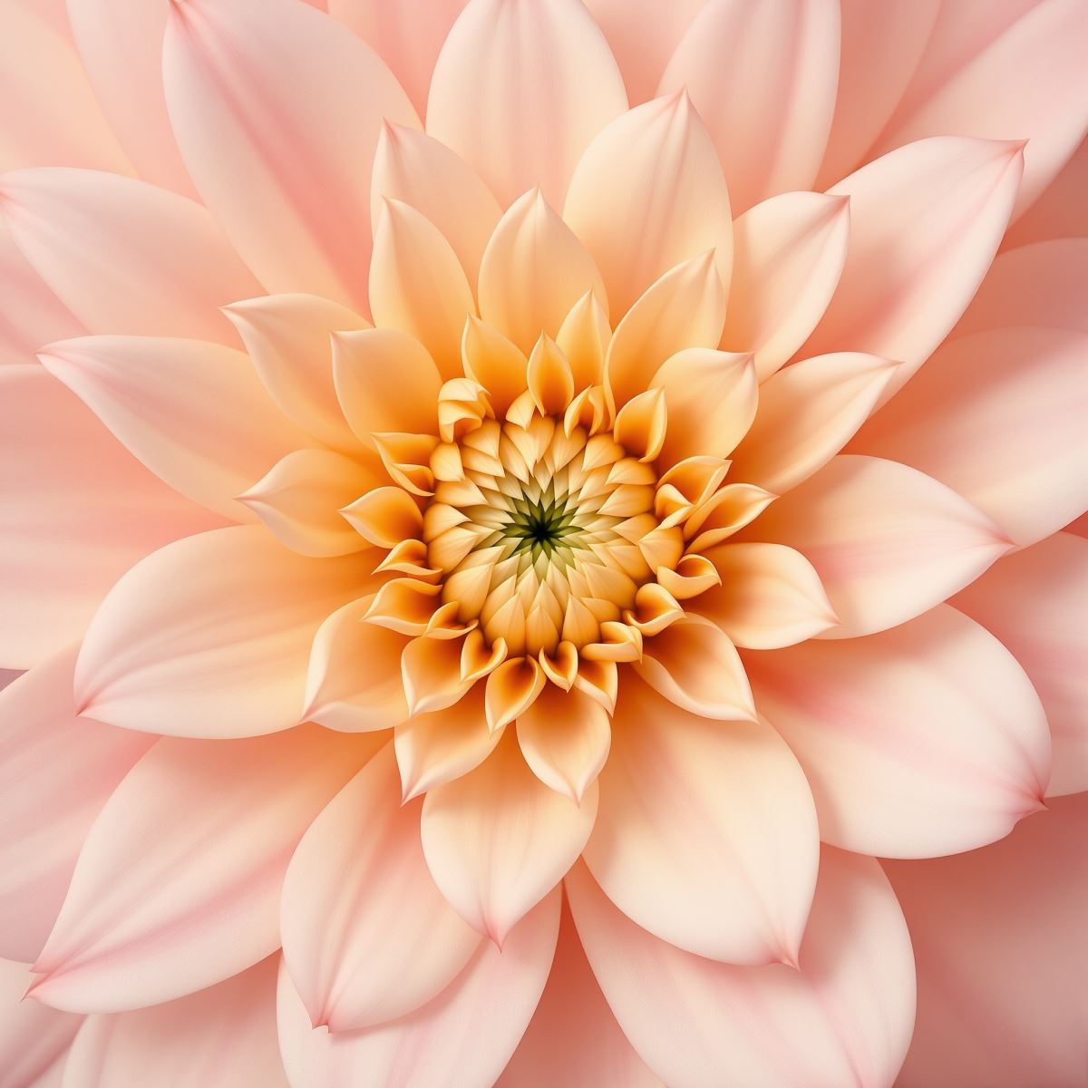 Bright flow flower profile picture with soft movement and warm aesthetic tone