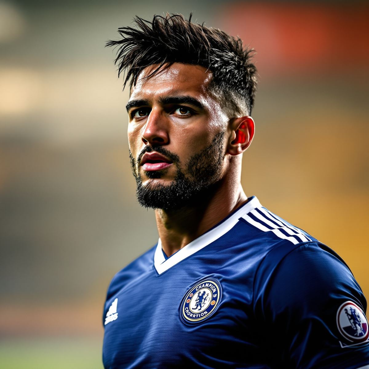 Football avatar with elite athlete identity and high matchday presence