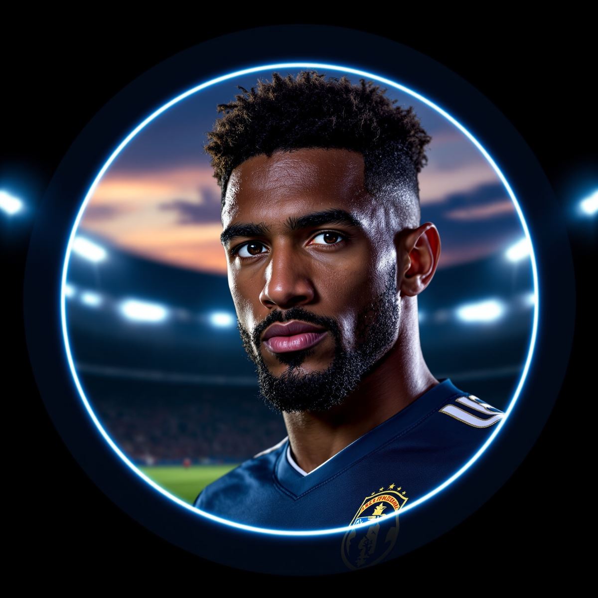 Football PFP profile image shaped by winning mindset and focused identity