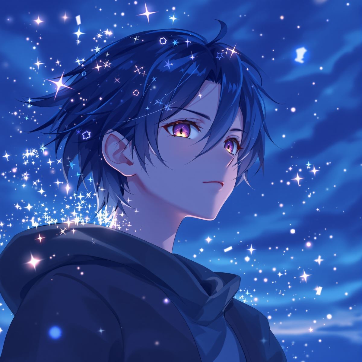 Frieren PFP with soft magic aura and calm fantasy anime identity