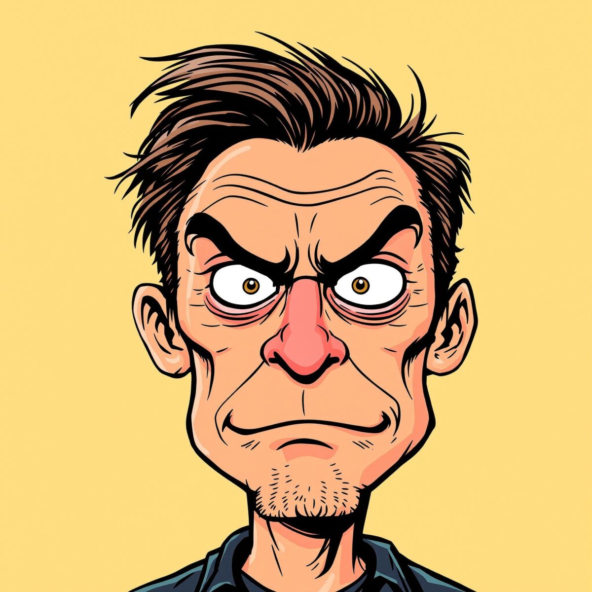 Funny PFP with weird pose and unconventional avatar composition