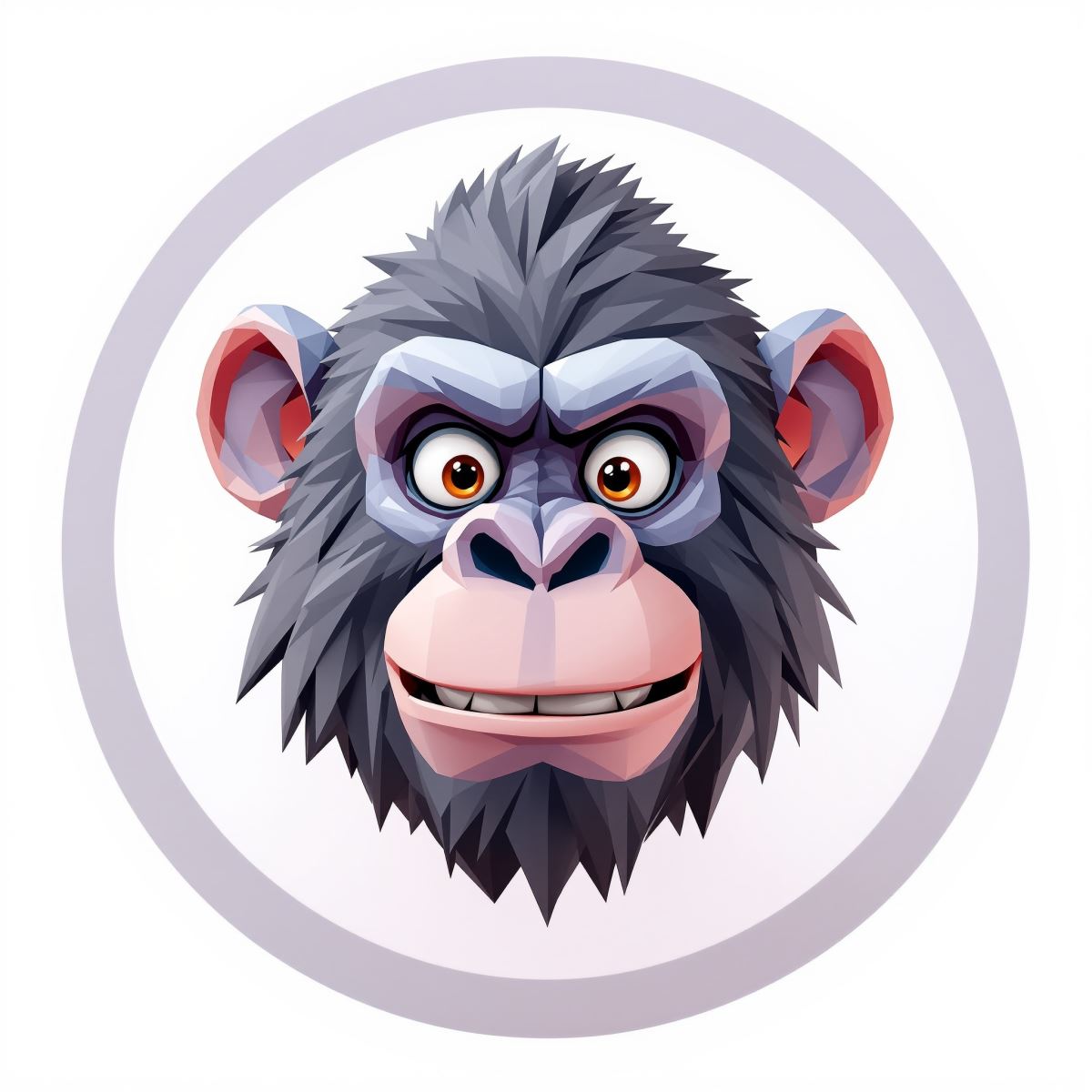 gorilla tag avatar PFP with playful presence and strong visual structure