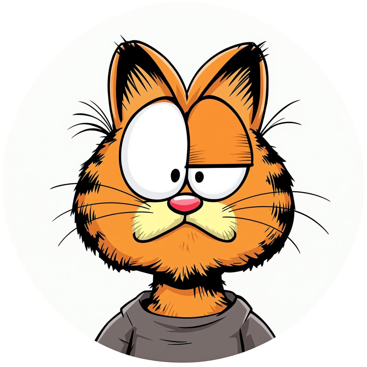 Garfield PFP avatar built for sarcastic personality and clear profile recognition