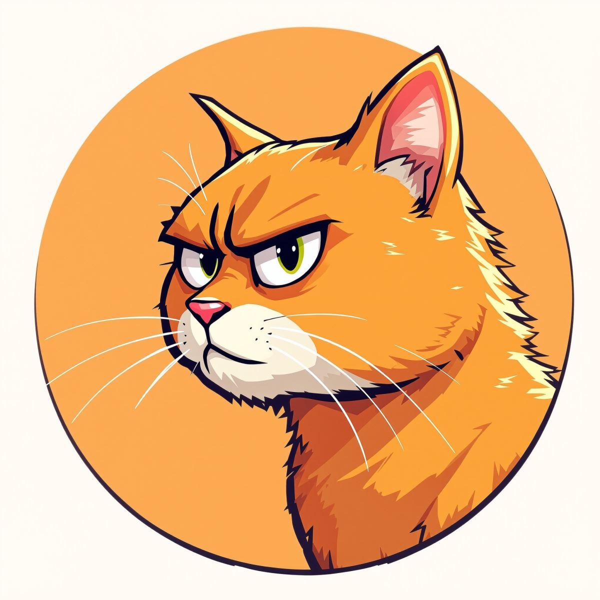 Garfield PFP designed for dry humor identity and strong profile visibility