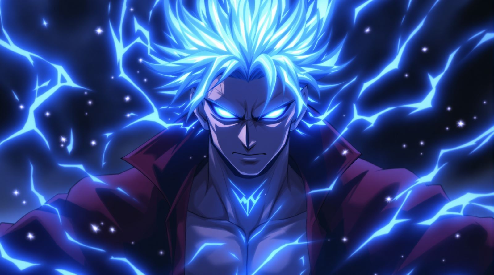 Radiant infinity Gojo profile picture with glowing aura and powerful presence