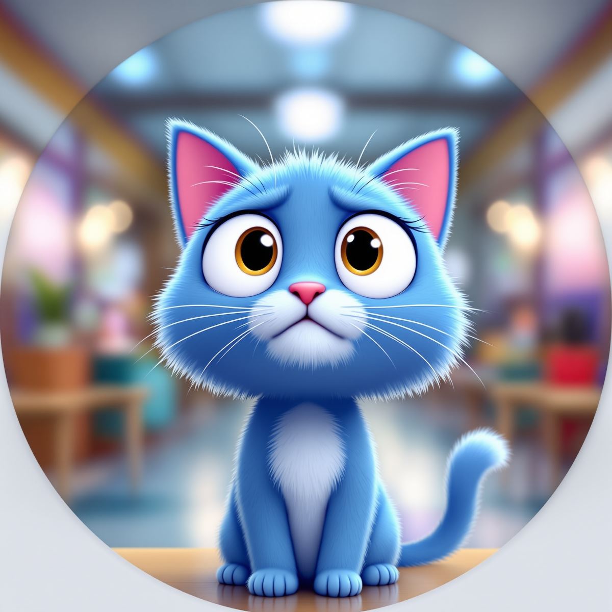 Gumball profile avatar with playful identity and chaotic cartoon energy