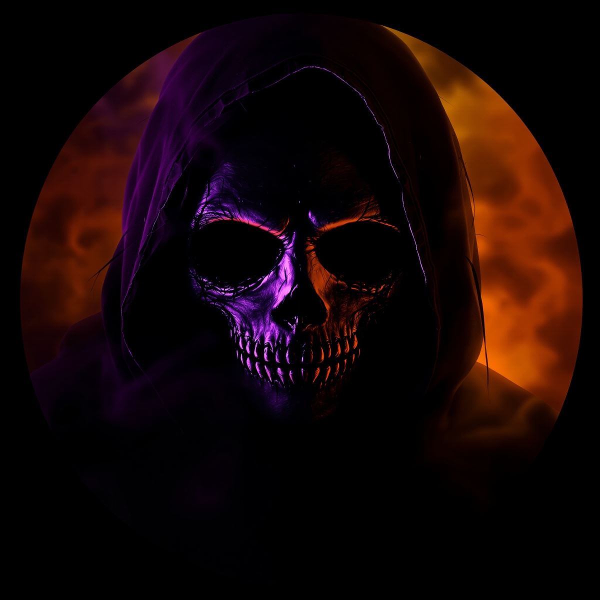 Halloween PFP avatar engineered for spooky recognition and sharp seasonal clarity
