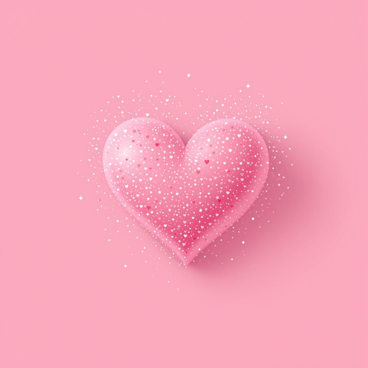 sparkle harmony heart PFP with gentle avatar balance and bright emotional tone