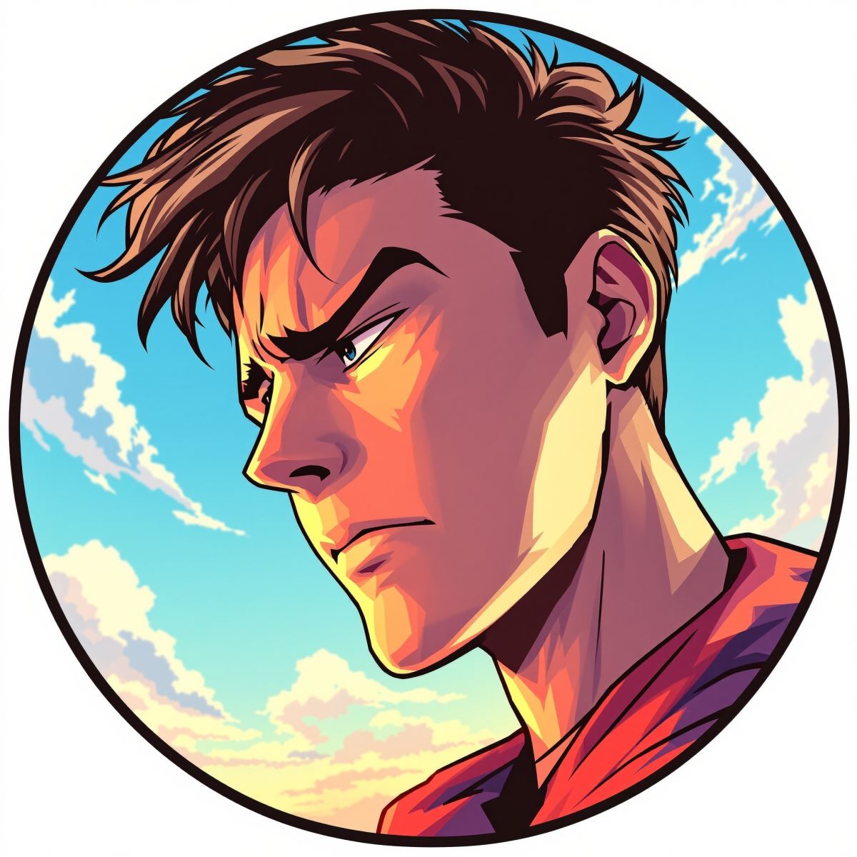 Invincible profile image with powerful identity and strong presence