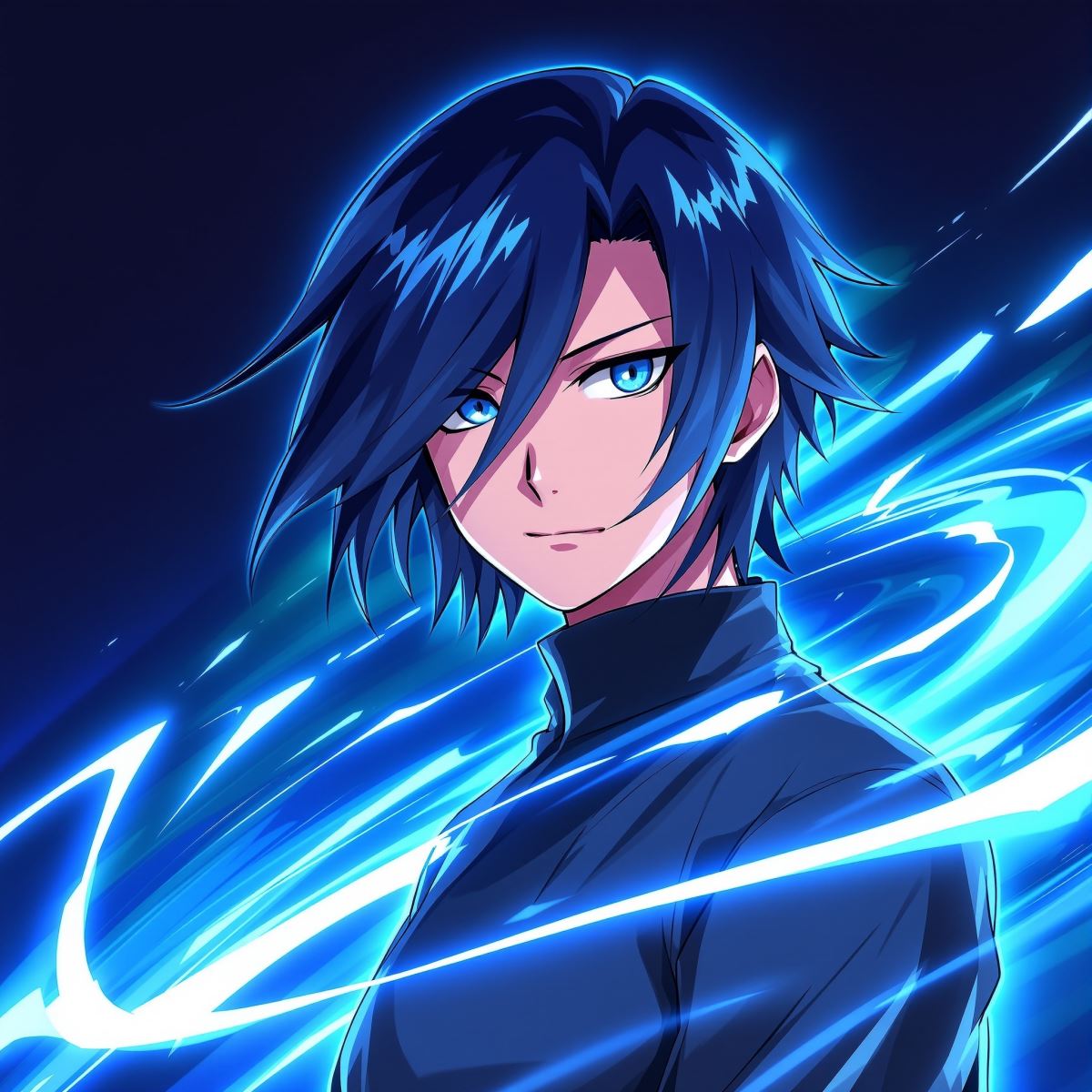 Isagi PFP with sharp aura and clean anime intensity