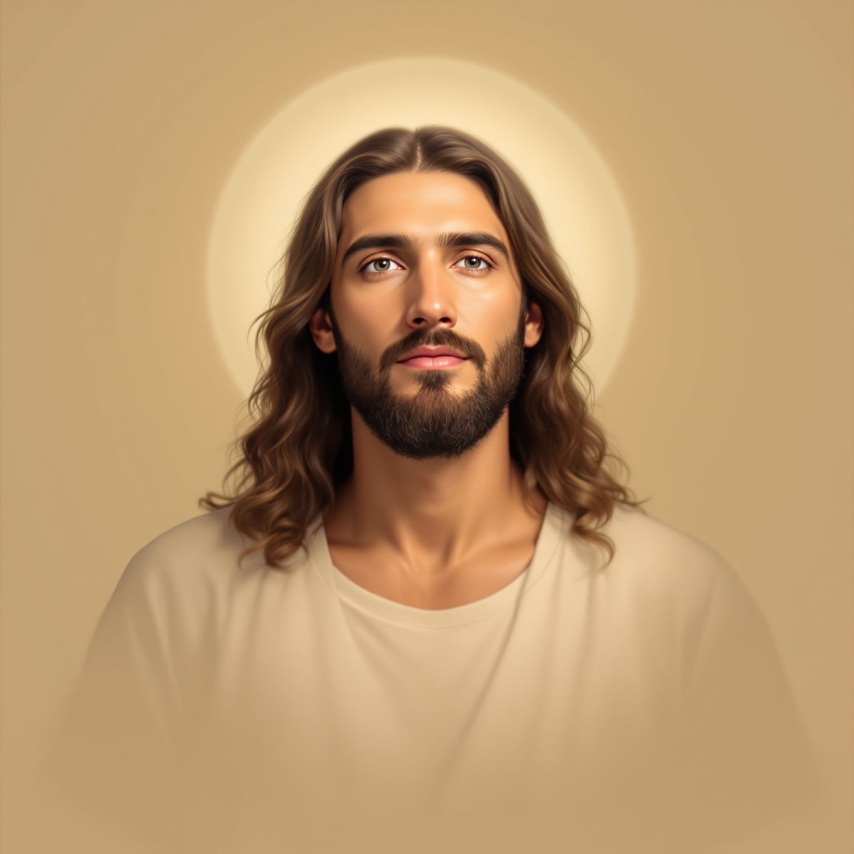 holy reflection Jesus PFP with contemplative avatar tone and spiritual dignity
