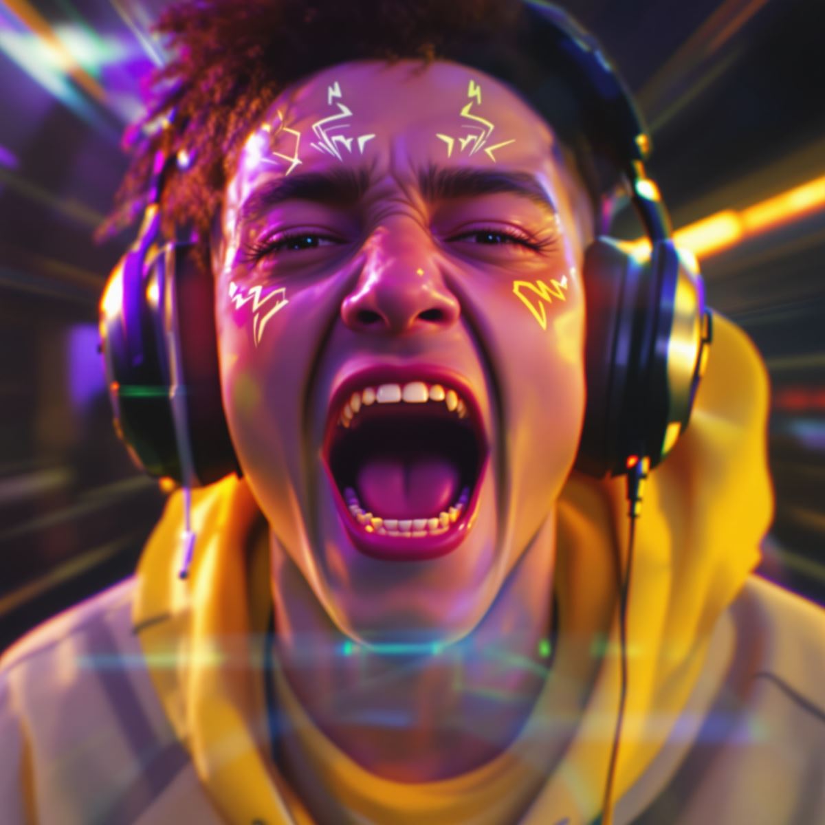 Jynxzi PFP with clutch elite gameplay energy and focused avatar expression
