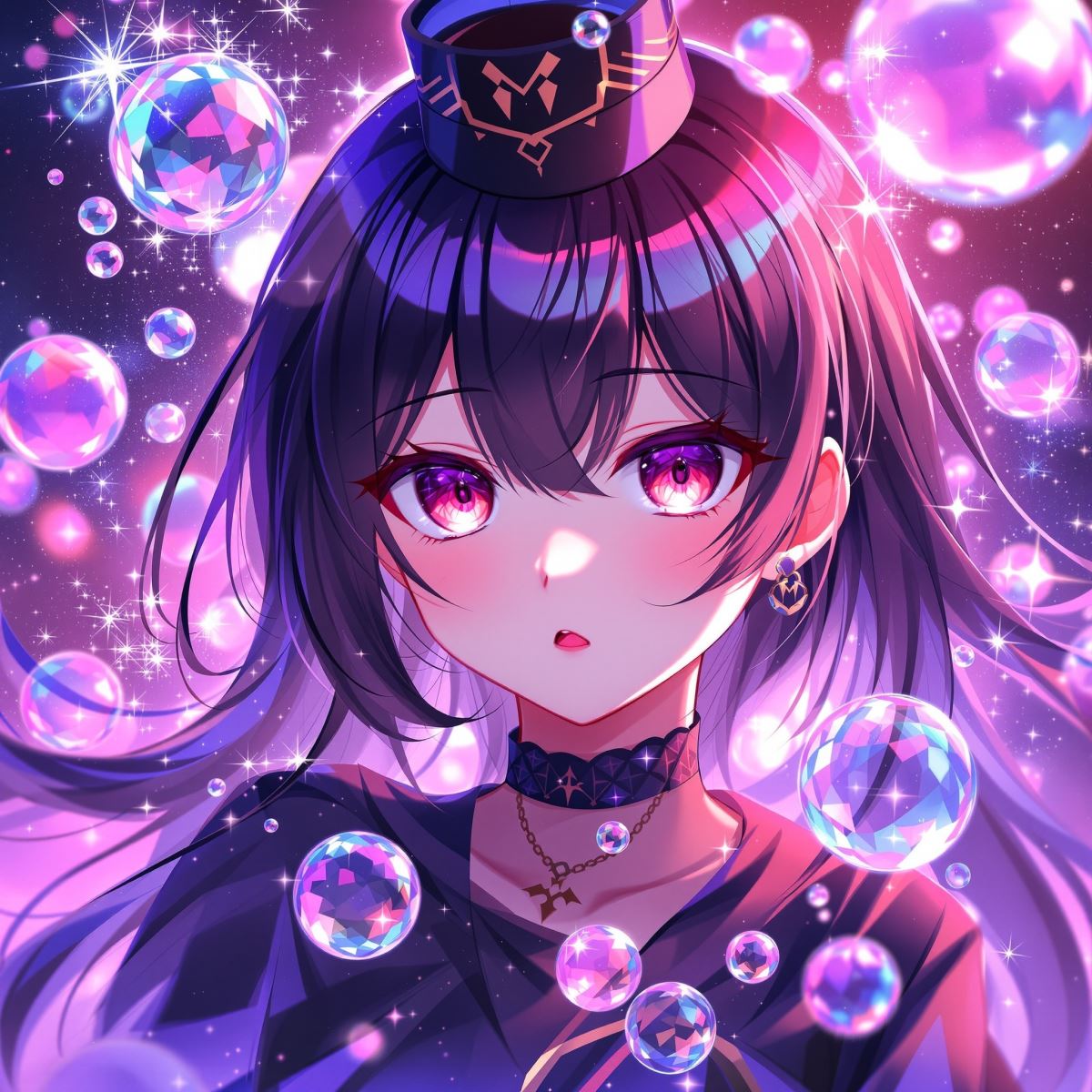 Kuromi PFP avatar with playful mischievous energy and cute rebel identity