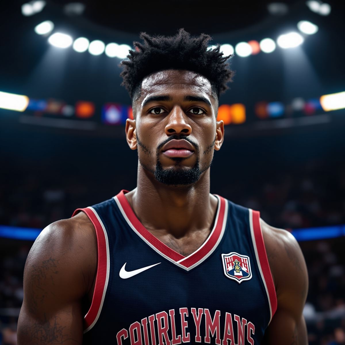 LeBron PFP profile image shaped by leadership focus and strong presence