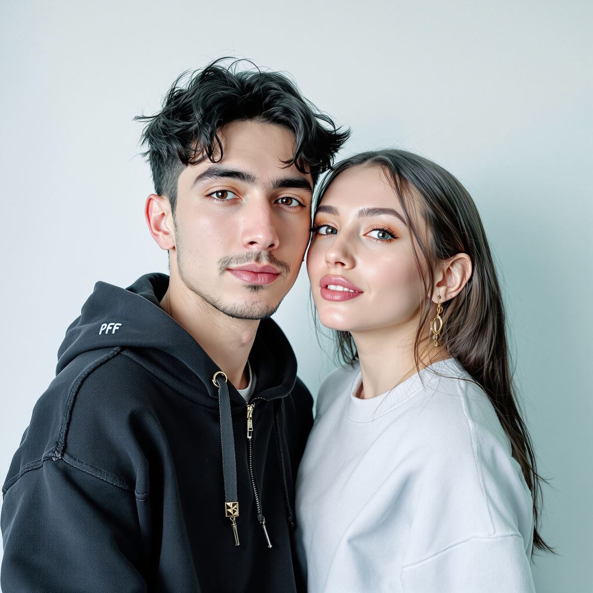 Twin link matching PFP avatar with mirrored energy and connected visual presence