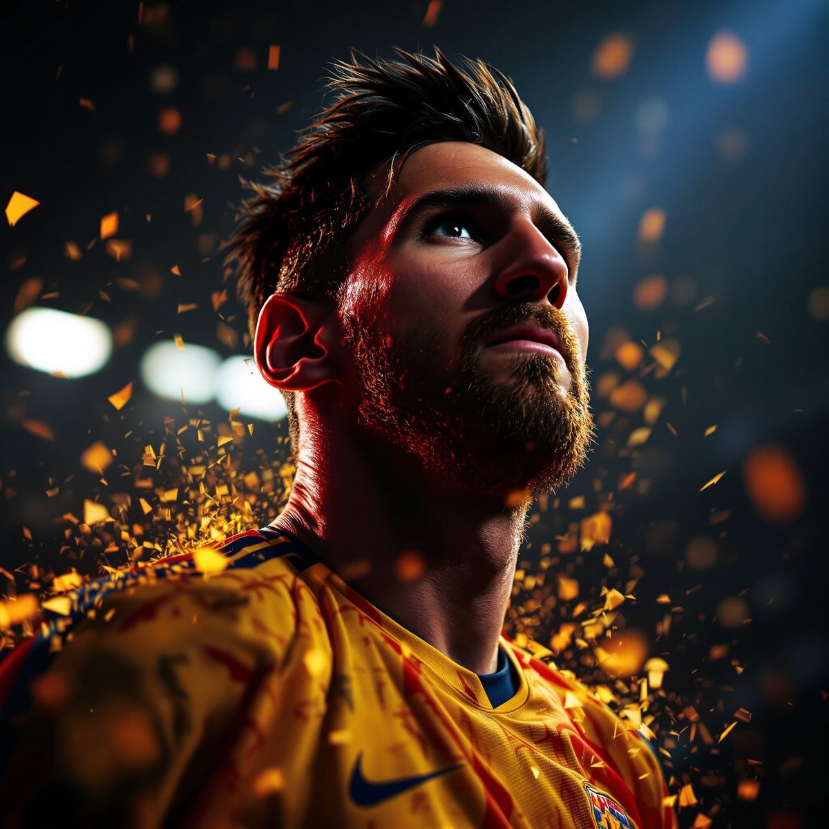Messi PFP profile image expressing calm champion energy and refined focus