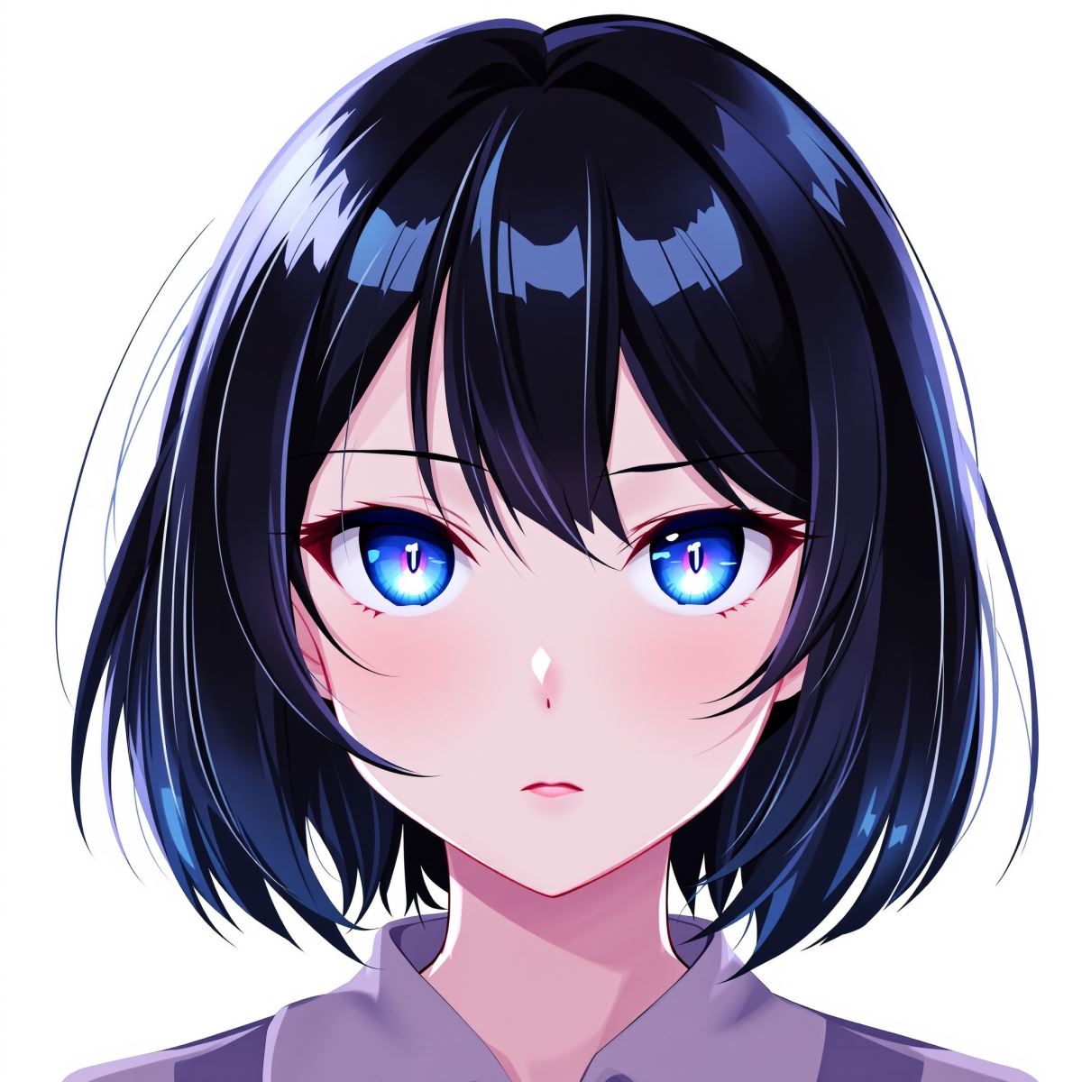 Momo Ayase profile picture with luminous flow and glowing psychic aesthetic