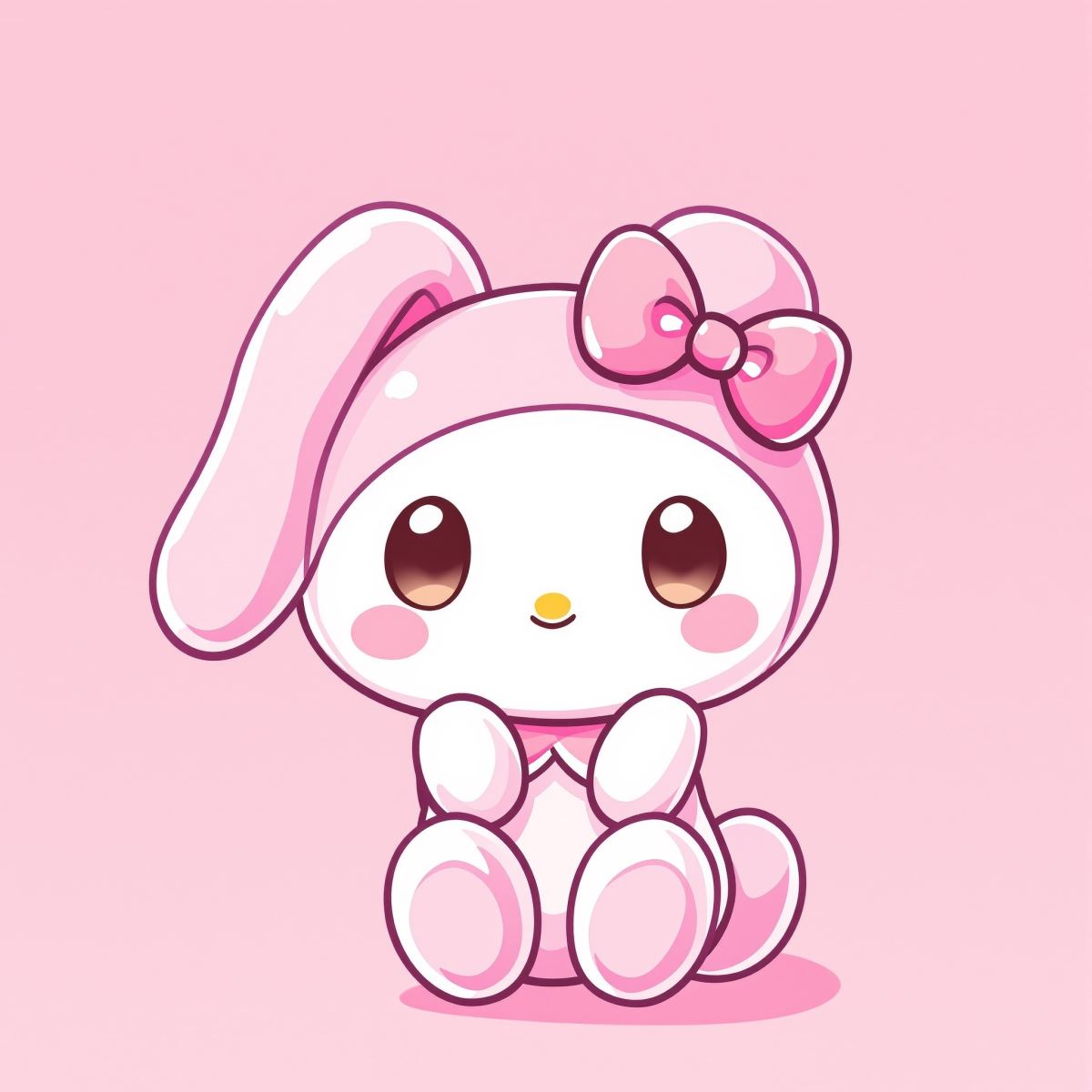 My Melody profile picture with sweetheart melody style and tender pastel identity