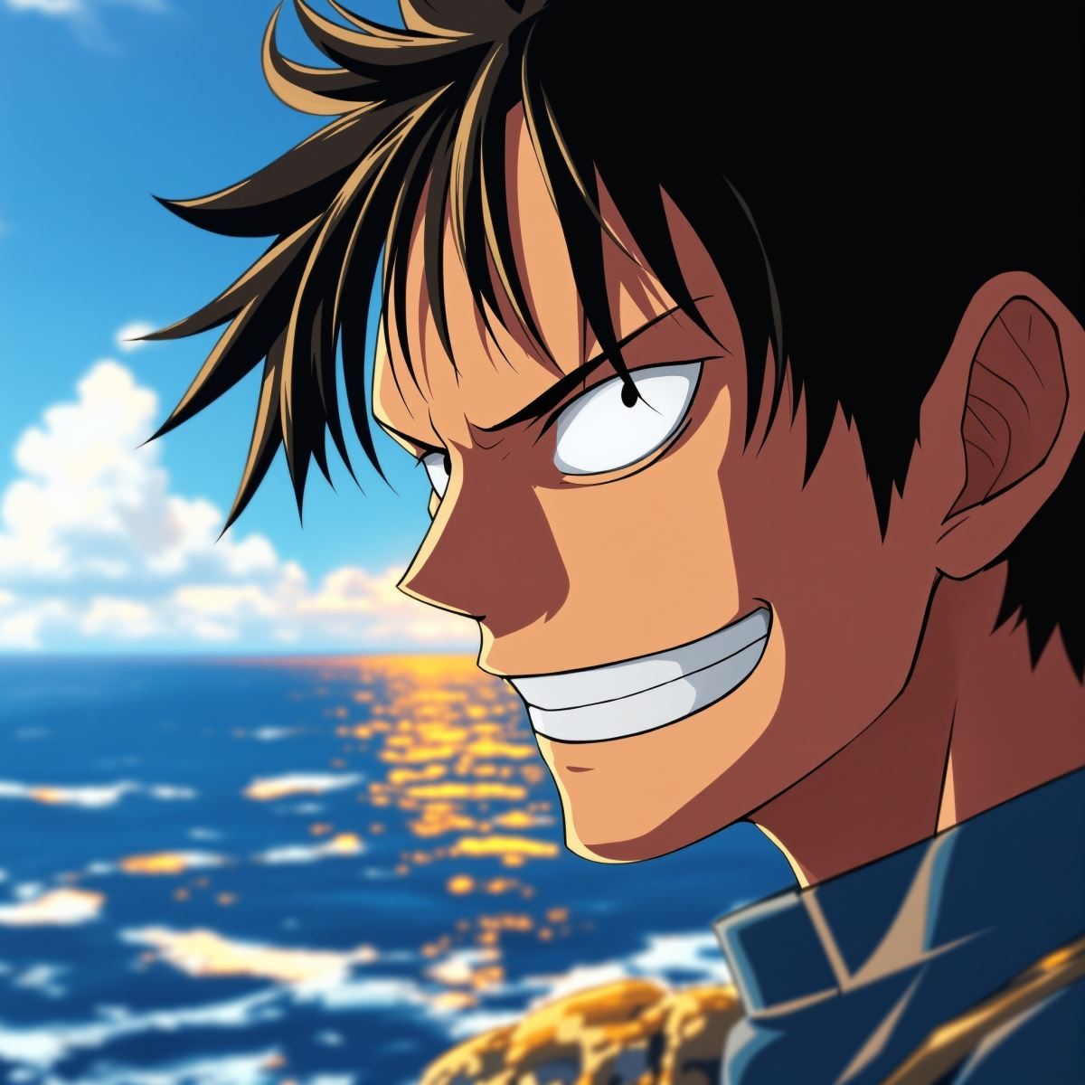 One Piece PFP avatar with fearless pirate energy and bold anime character identity