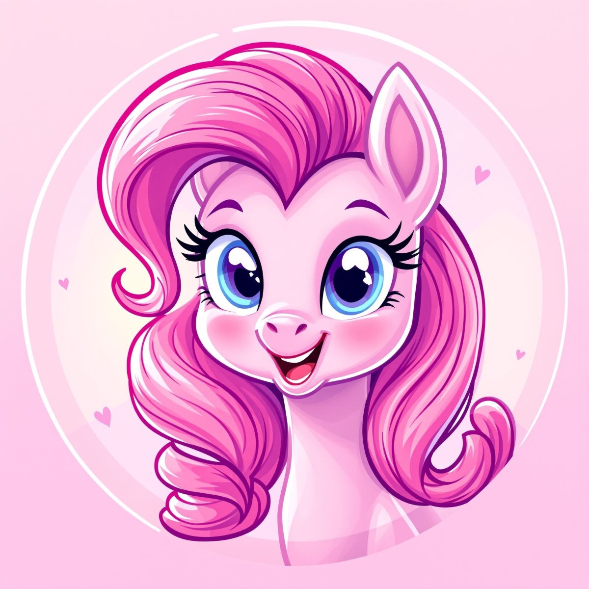 Pinkie Pie avatar with playful identity and joyful expressive presence