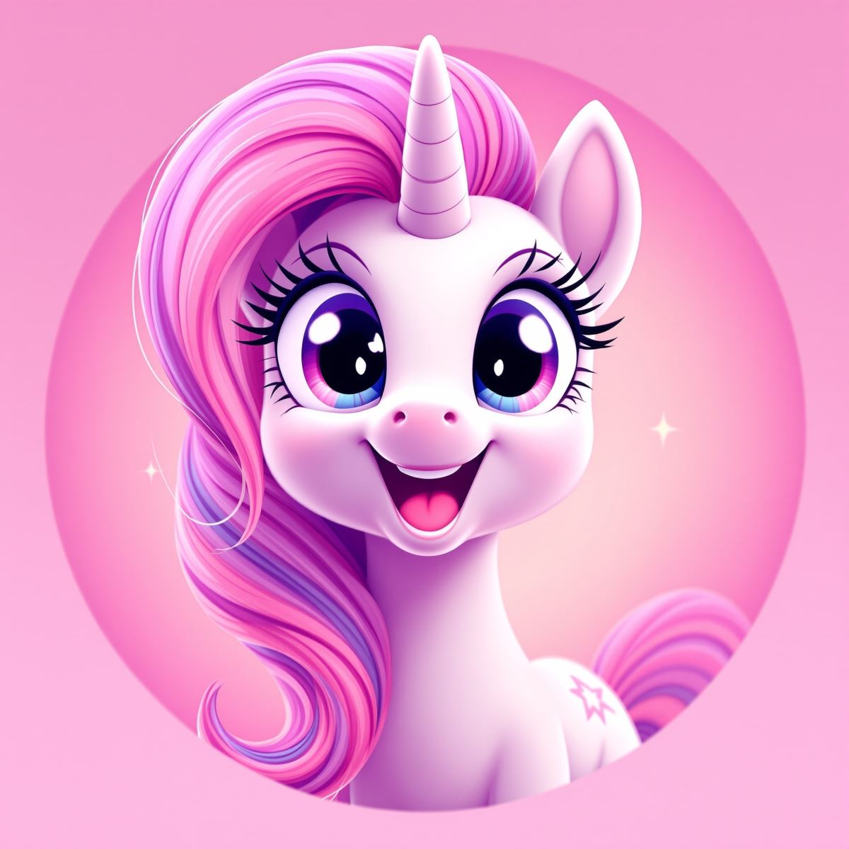 Pinkie Pie profile image with cheerful tone and strong identity clarity