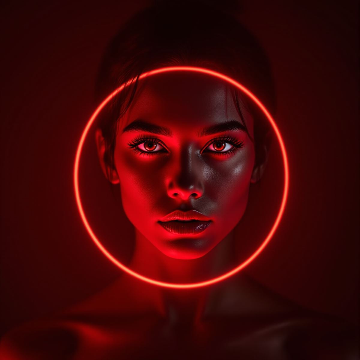 bold red avatar PFP with commanding identity and strong visual presence
