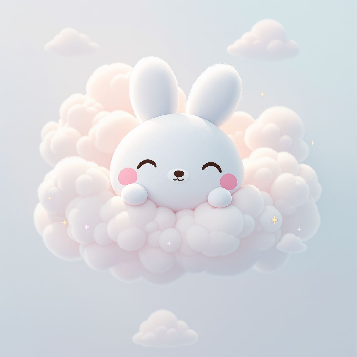 Sanrio PFP with gentle pastel avatar style and calm cute atmosphere