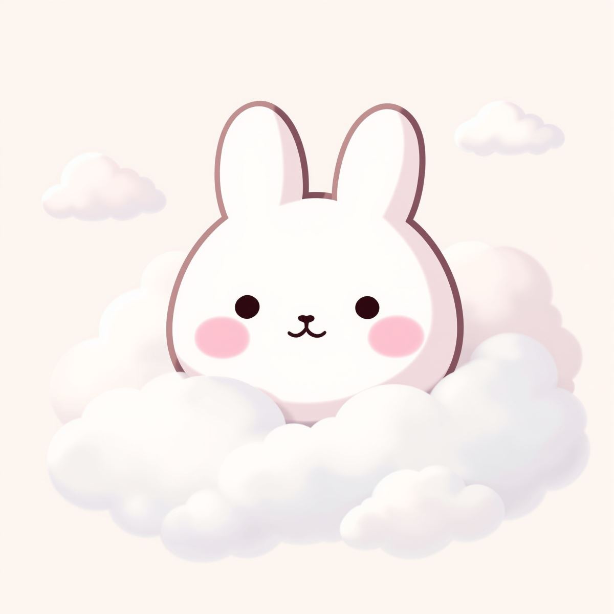 Sanrio profile picture with soft cute portrait and friendly visual tone