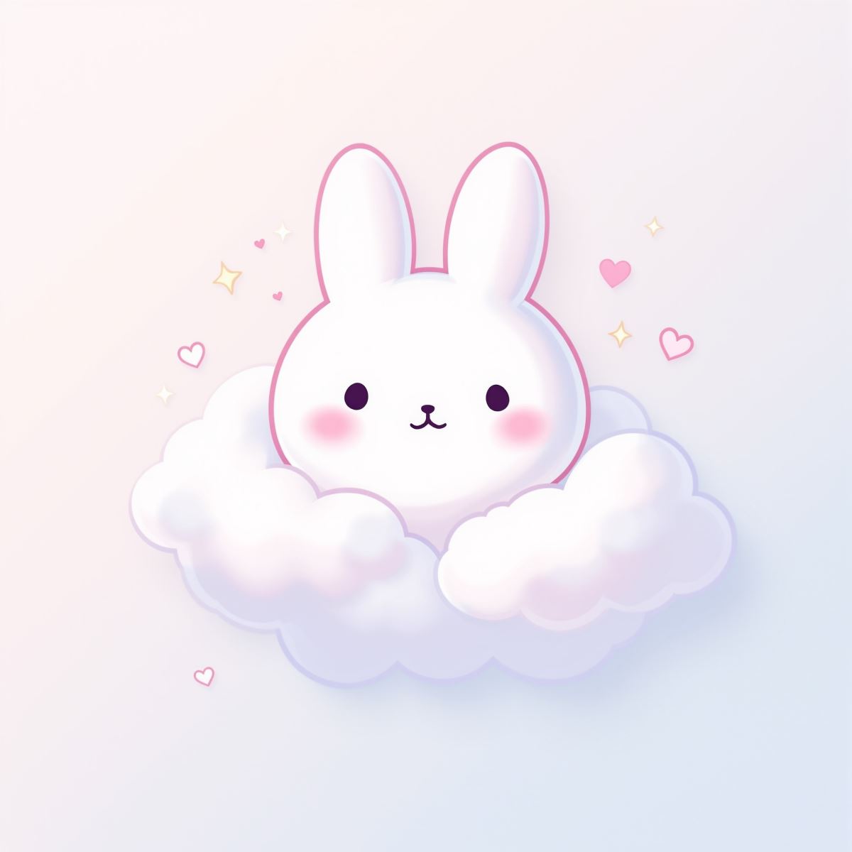 Sanrio PFP with sweet mascot icon and light kawaii identity
