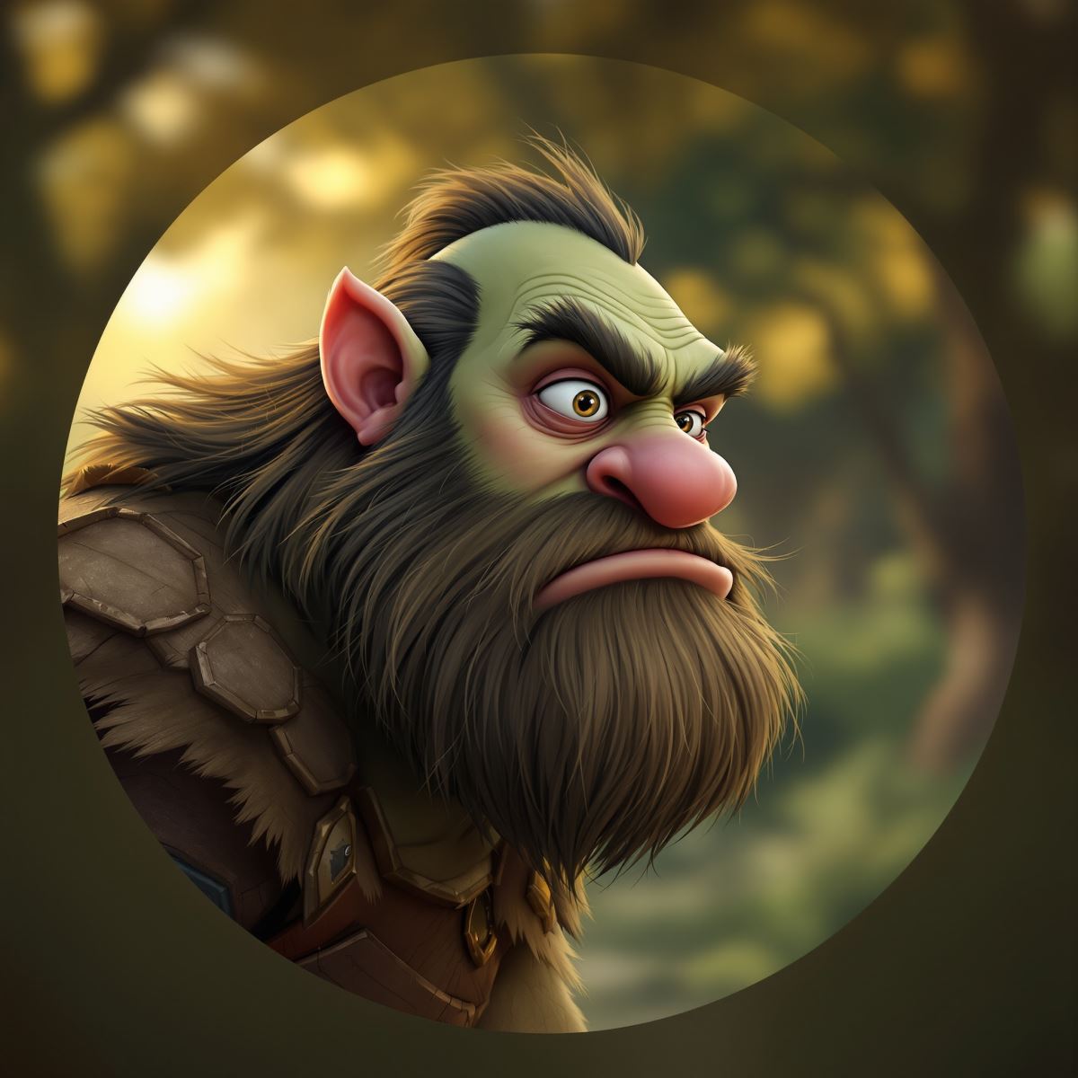 Shrek avatar PFP designed for swamp identity and strong visual clarity