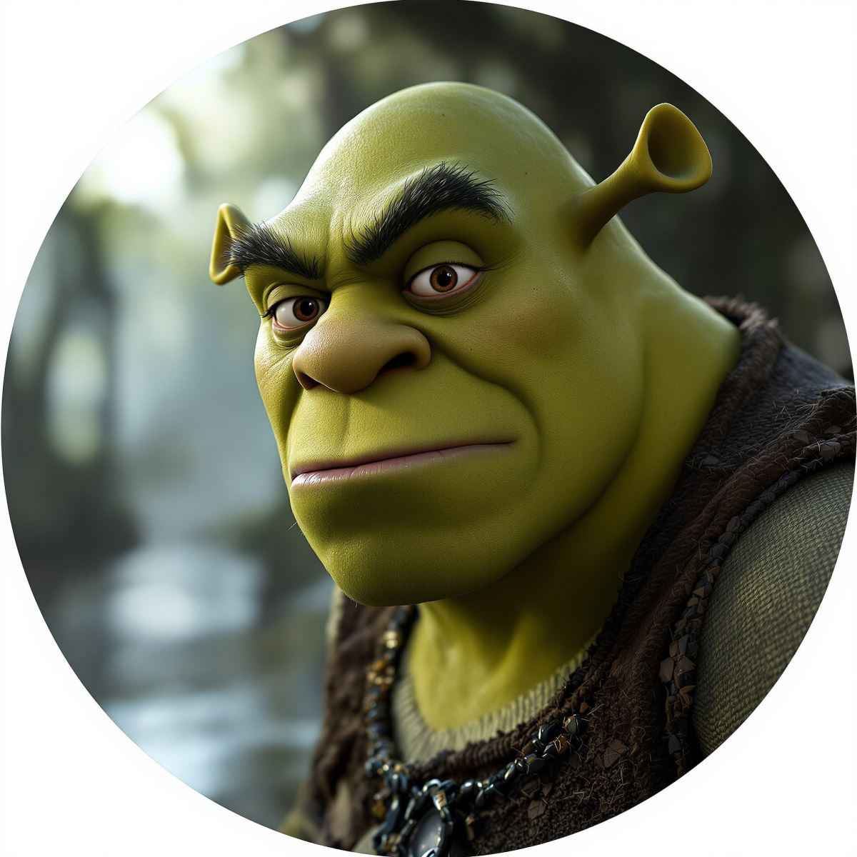 Shrek PFP optimized for humor and strong cartoon recognition