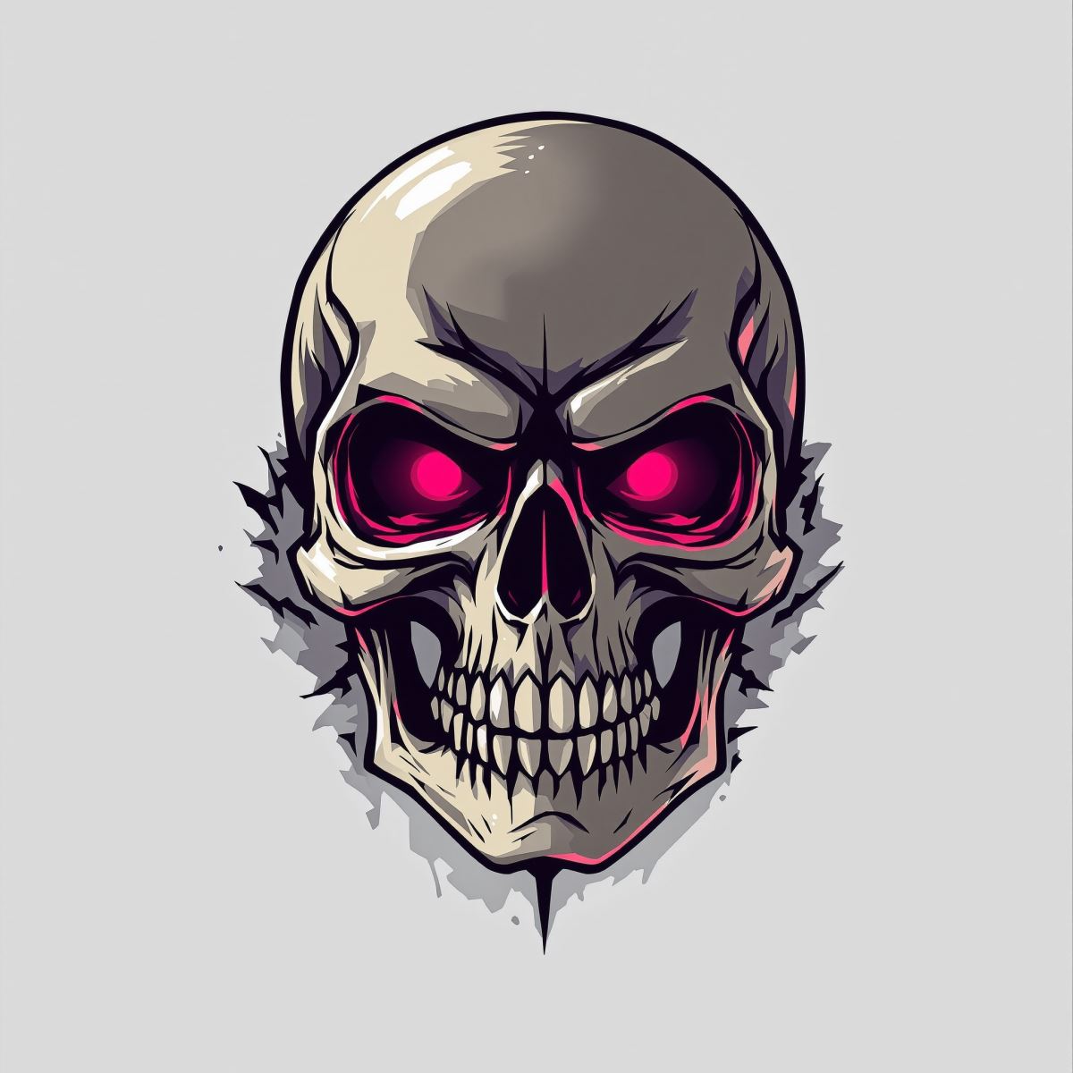 Skull PFP with abstract mood, dark aesthetic energy and symbolic avatar identity