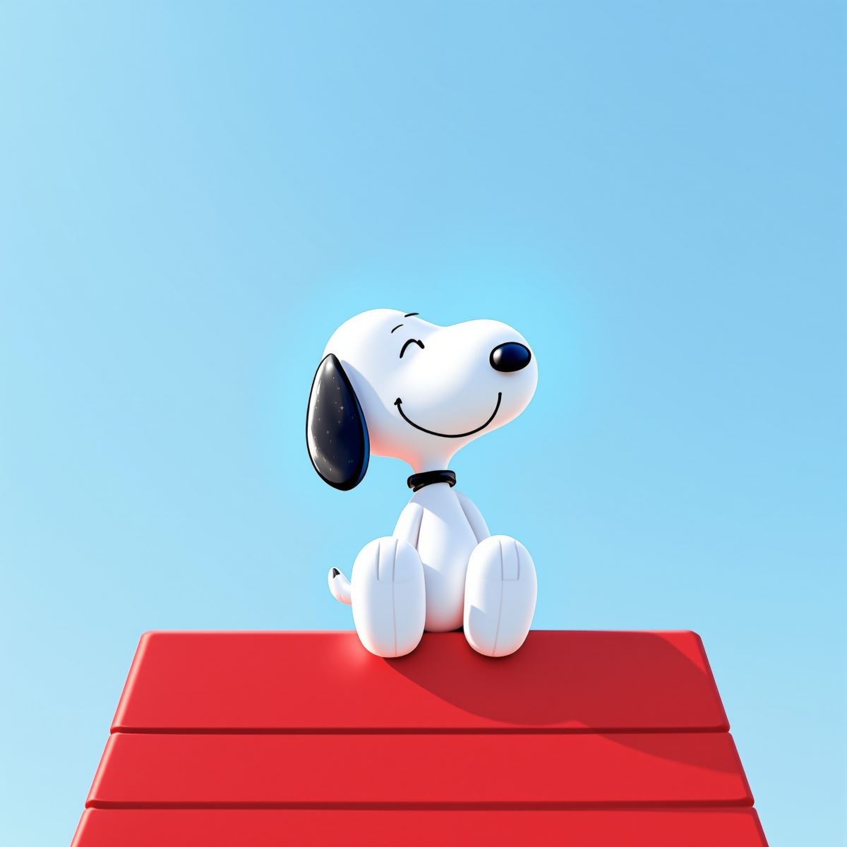 Snoopy PFP with gentle expression and soft avatar personality