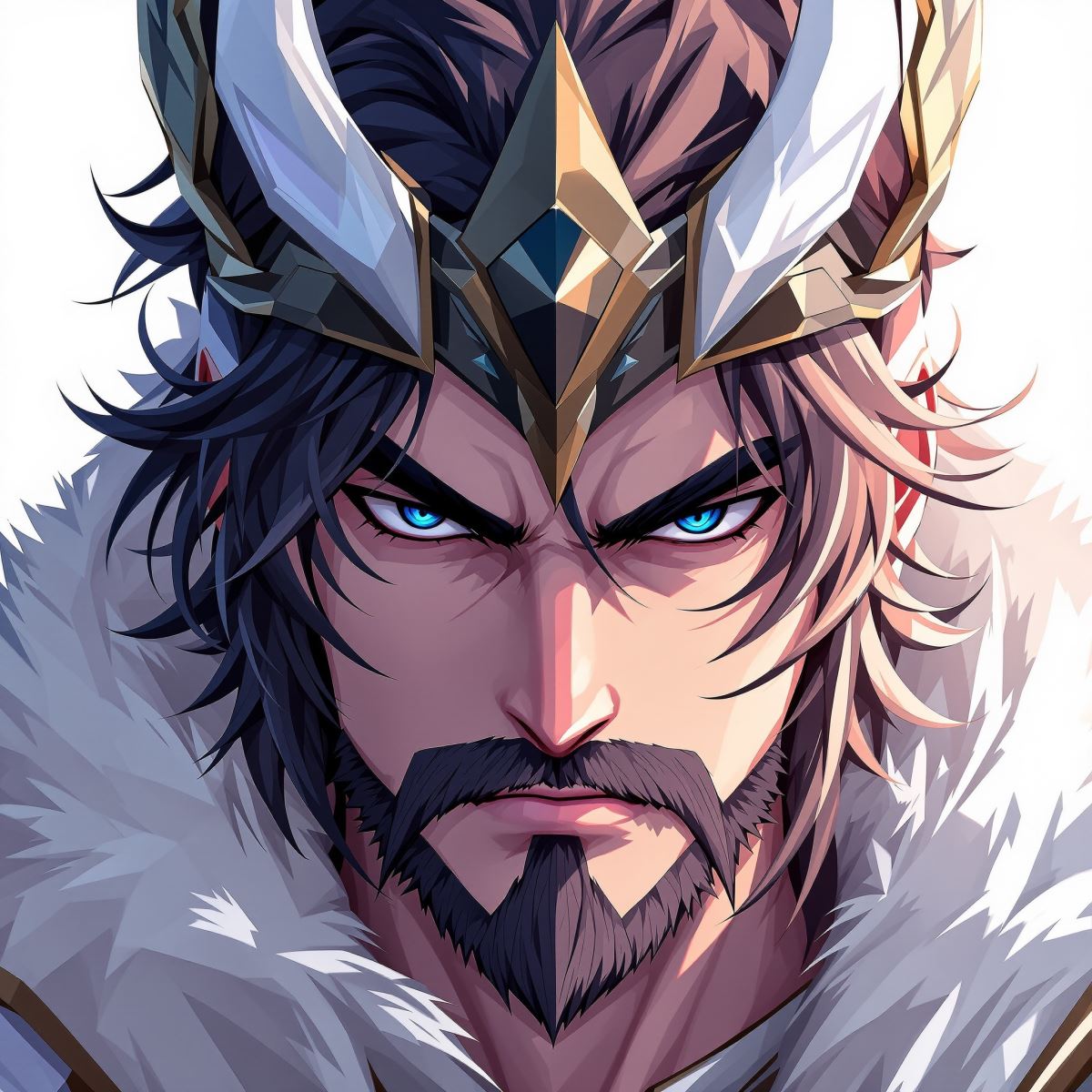 Monarch gaze Solo Leveling avatar with dominant eyes and dark sovereign profile picture energy