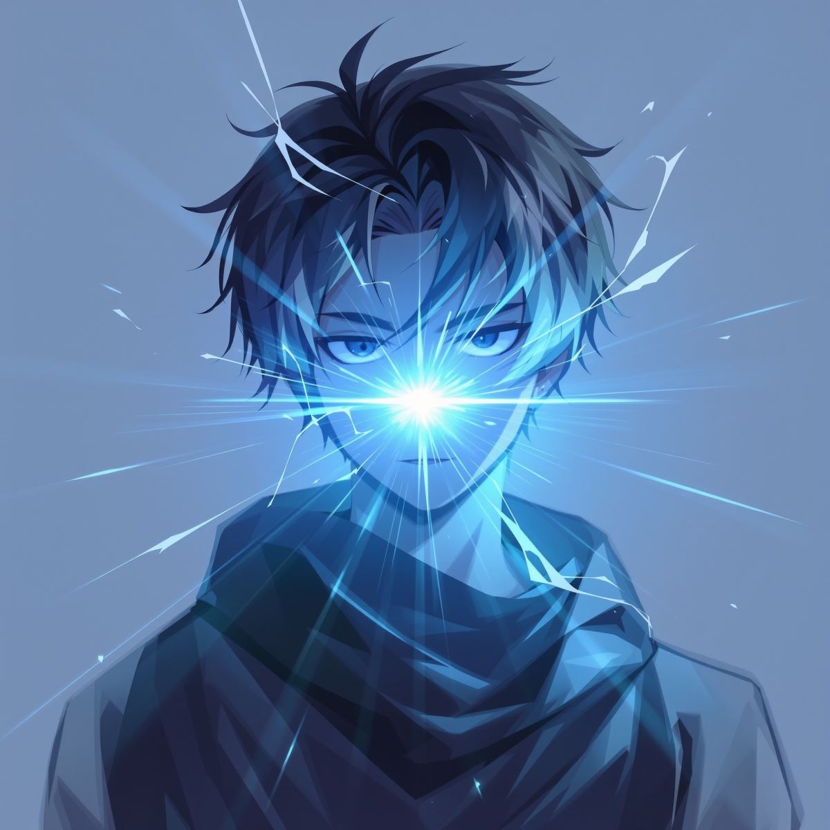Spectral strike Solo Leveling PFP avatar with supernatural motion and shadow combat identity