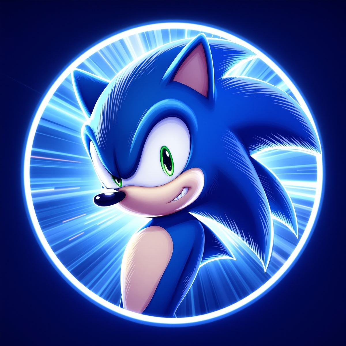 Sonic PFP designed for fast identity and visual clarity