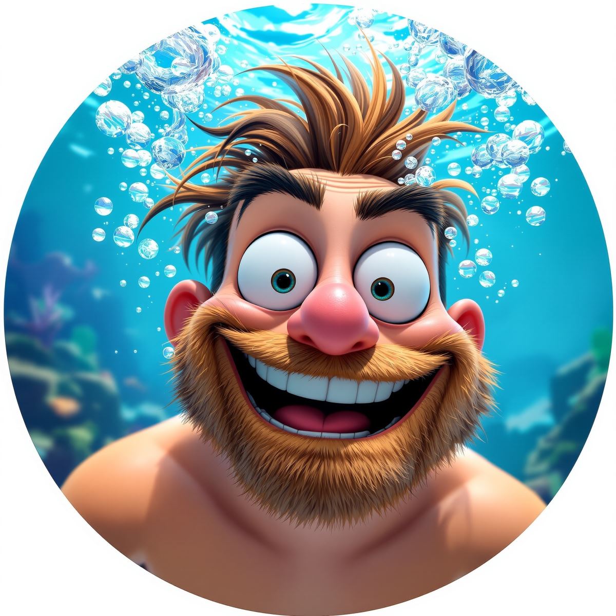 Spongebob profile avatar with joyful identity and bright playful presence
