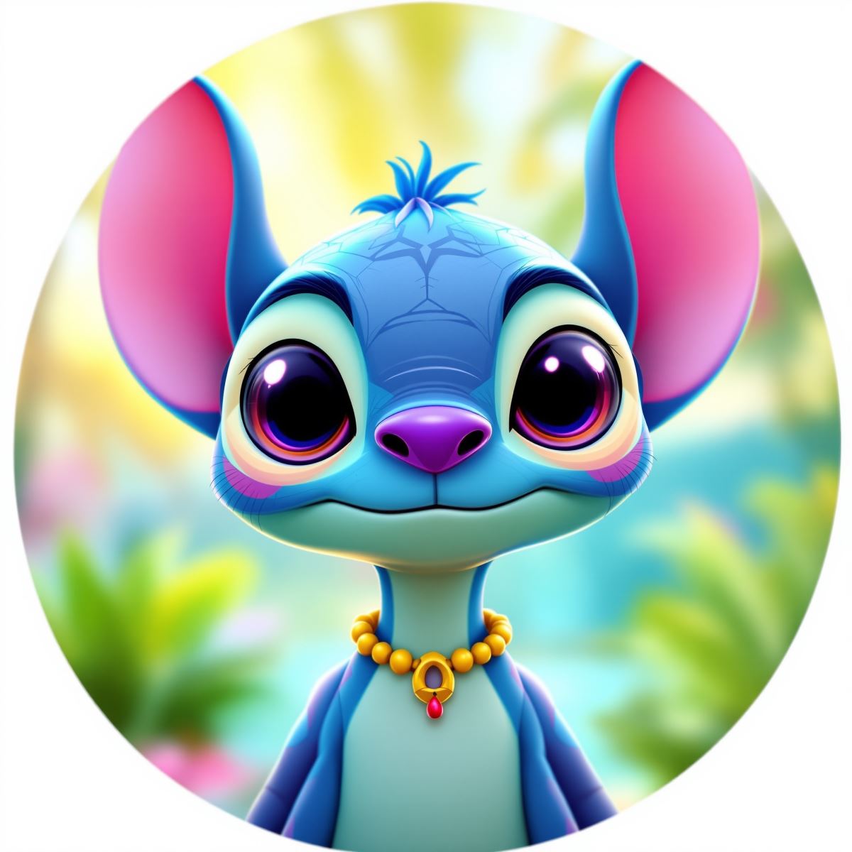 Stitch PFP designed for expressive identity and clear cartoon visibility